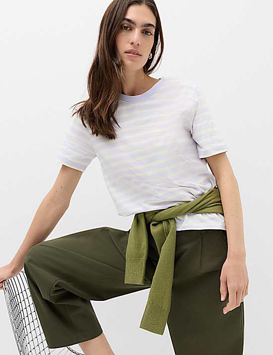 Tailored Striped Longline Waistcoat
