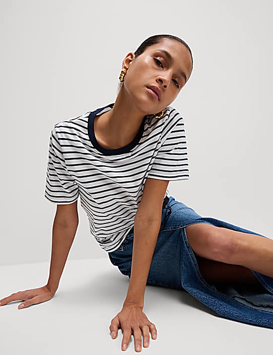 Tailored Striped Longline Waistcoat