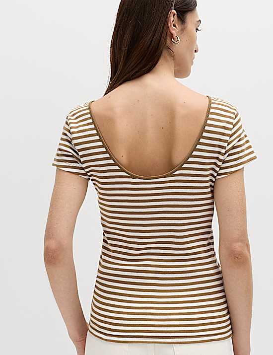 Tailored Striped Longline Waistcoat