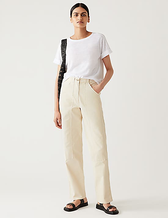Tailored Striped Longline Waistcoat