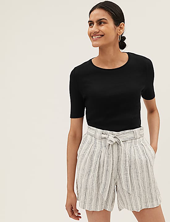 Tailored Striped Longline Waistcoat