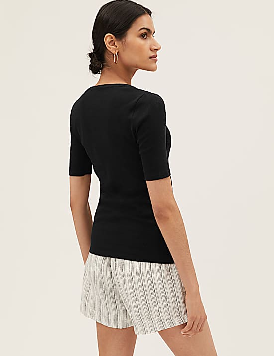Tailored Striped Longline Waistcoat