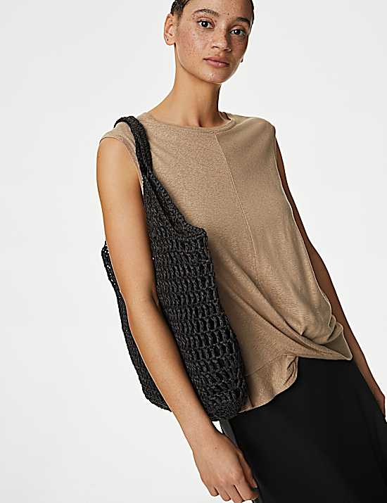 Tailored Striped Longline Waistcoat