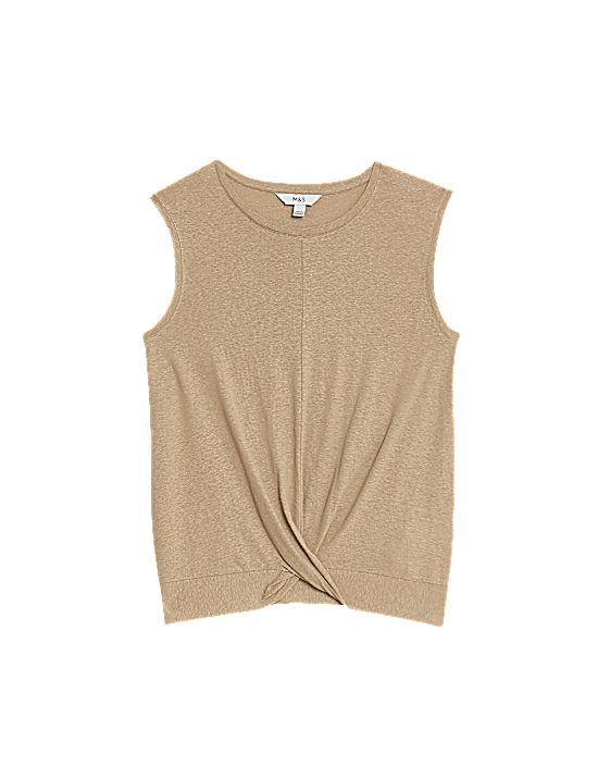 Tailored Striped Longline Waistcoat