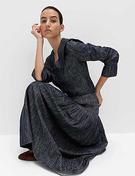 Tailored Striped Longline Waistcoat