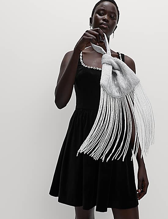 Tailored Striped Longline Waistcoat
