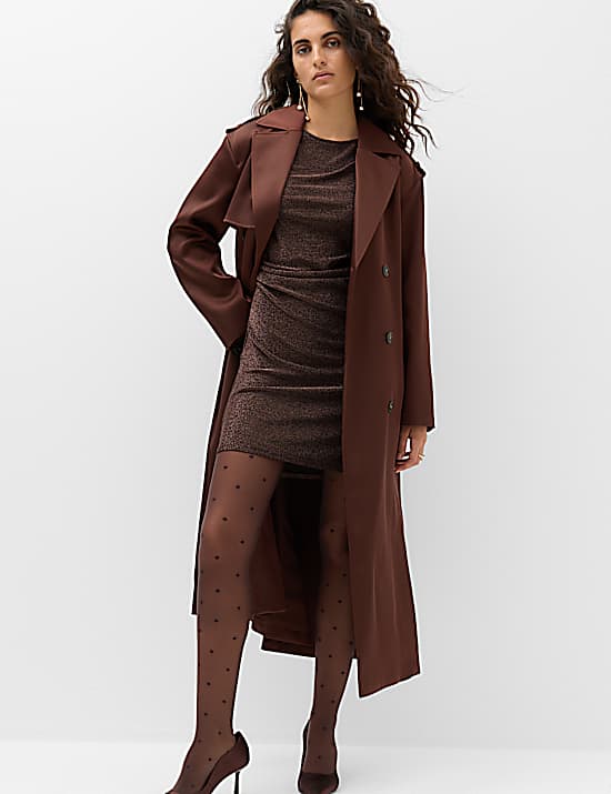 Tailored Striped Longline Waistcoat
