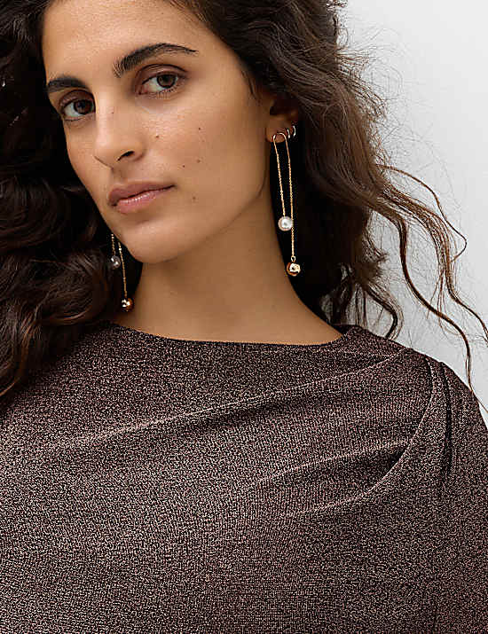 Tailored Striped Longline Waistcoat
