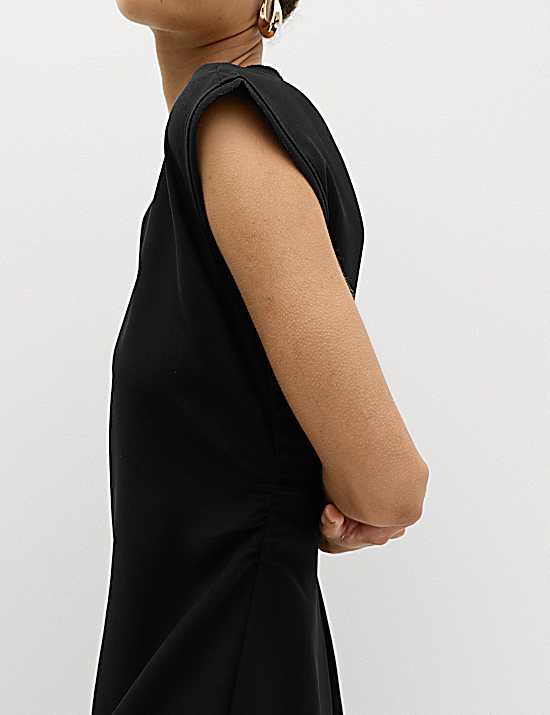 Tailored Striped Longline Waistcoat