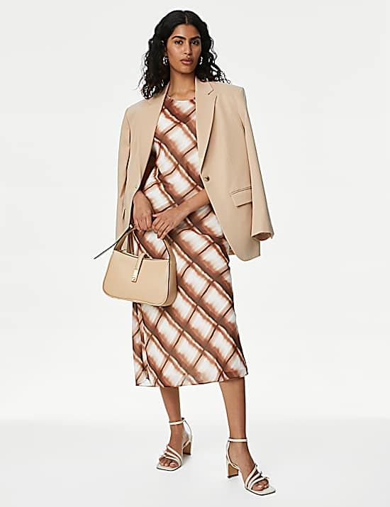 Tailored Striped Longline Waistcoat