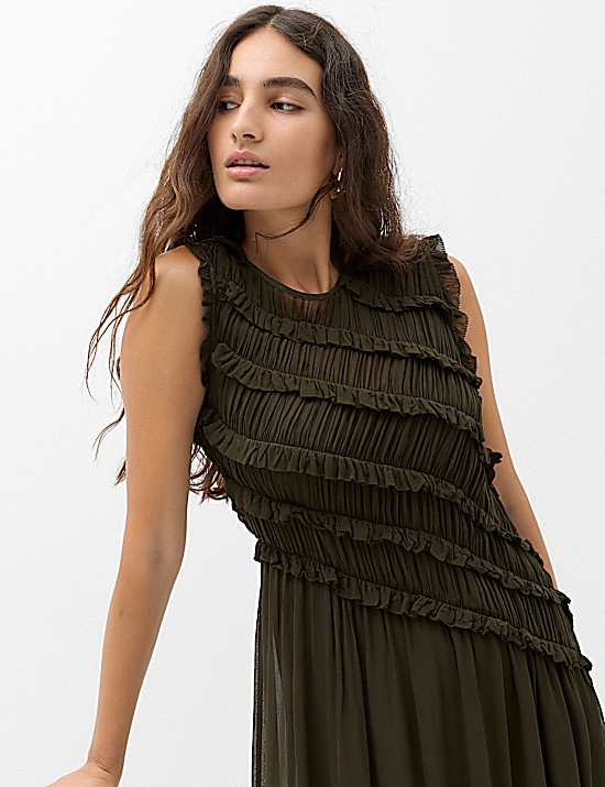 Tailored Striped Longline Waistcoat