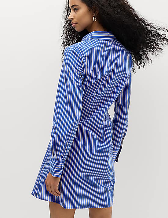 Tailored Striped Longline Waistcoat