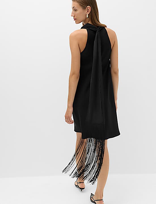 Tailored Striped Longline Waistcoat