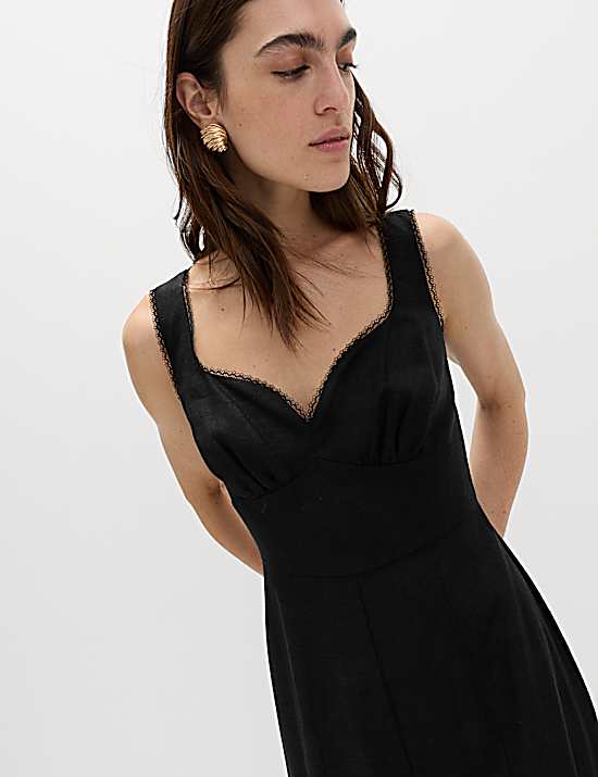 Tailored Striped Longline Waistcoat
