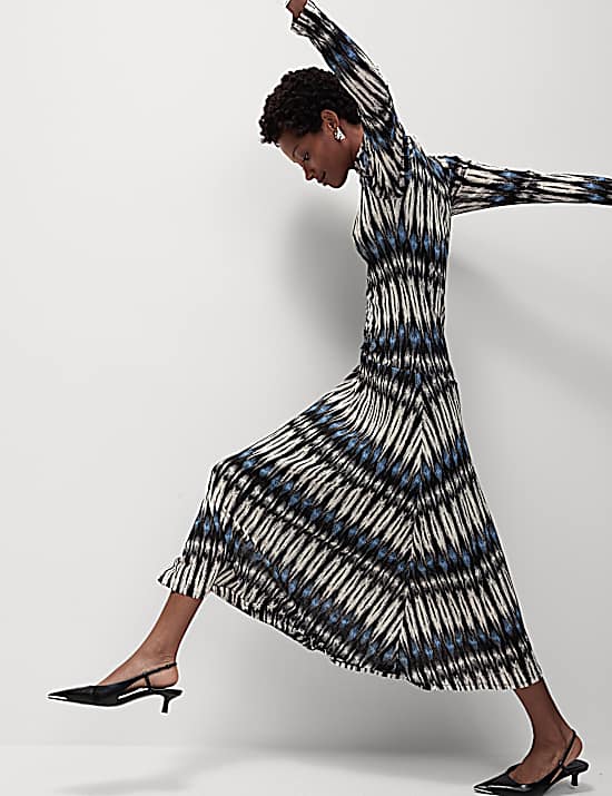 Tailored Striped Longline Waistcoat