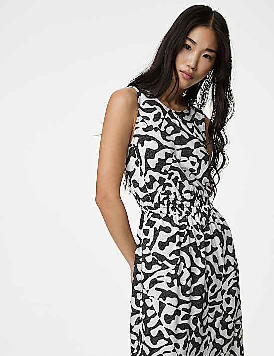 Tailored Striped Longline Waistcoat