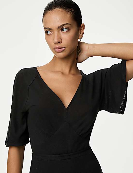 Tailored Striped Longline Waistcoat