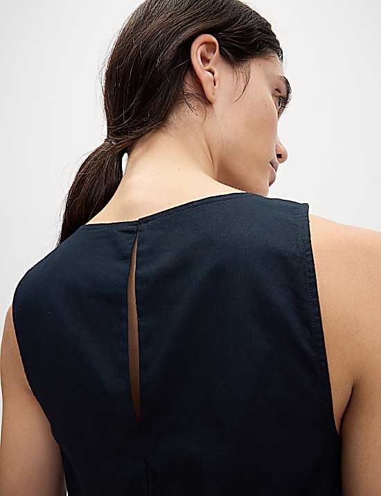 Tailored Striped Longline Waistcoat