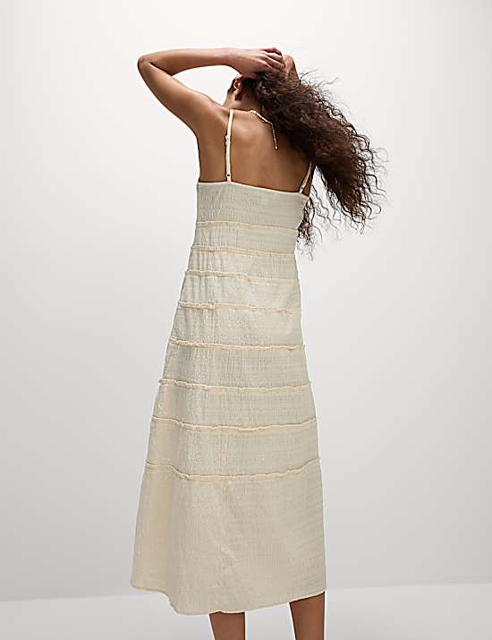 Tailored Striped Longline Waistcoat