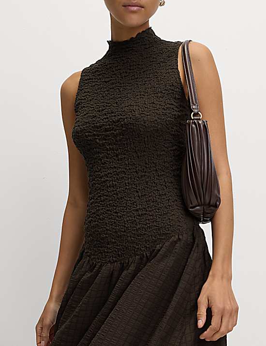 Tailored Striped Longline Waistcoat