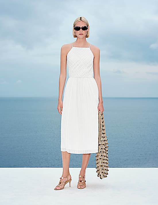Tailored Striped Longline Waistcoat