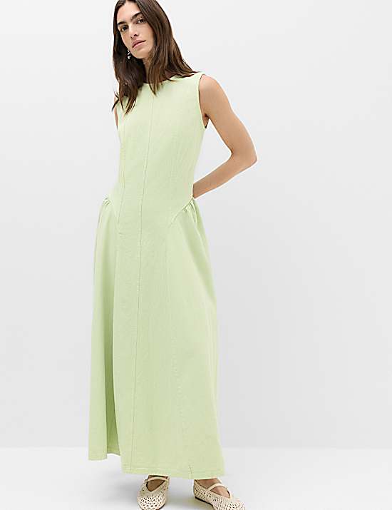 Tailored Striped Longline Waistcoat
