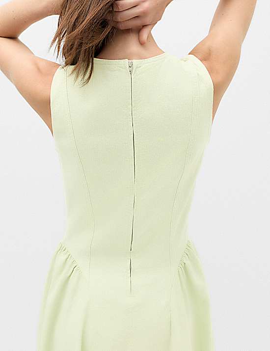 Tailored Striped Longline Waistcoat