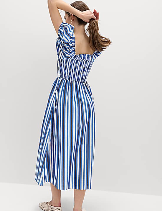 Tailored Striped Longline Waistcoat