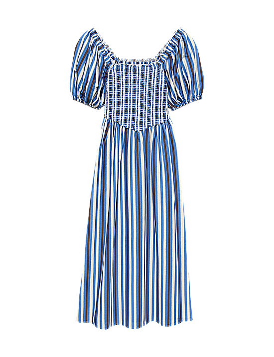 Tailored Striped Longline Waistcoat