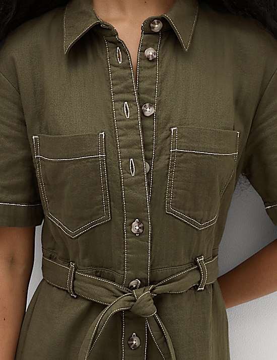 Tailored Striped Longline Waistcoat