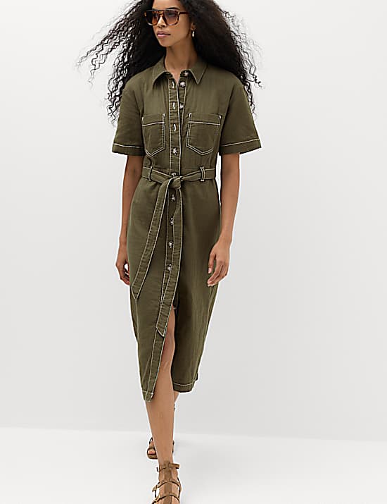 Tailored Striped Longline Waistcoat