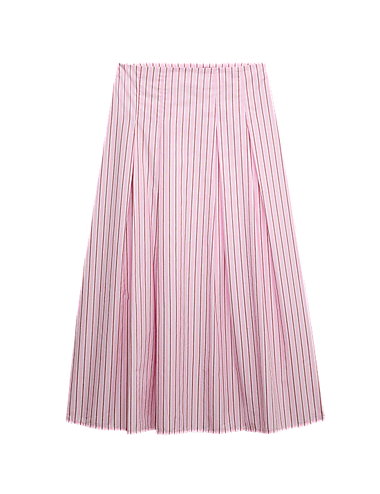 Tailored Striped Longline Waistcoat