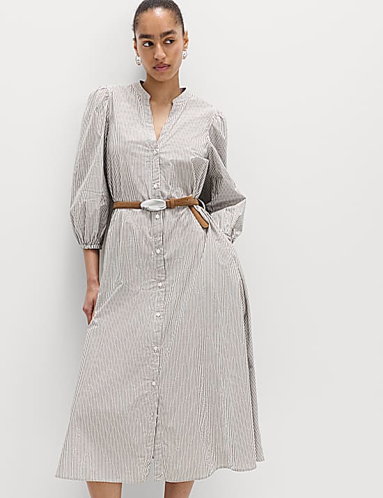 Tailored Striped Longline Waistcoat
