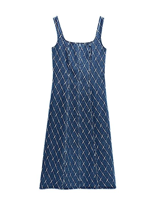 Tailored Striped Longline Waistcoat