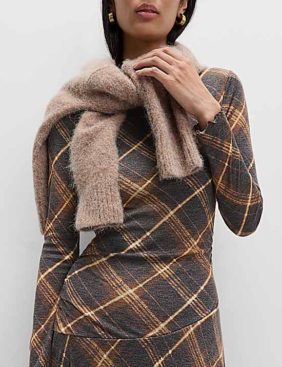 Tailored Striped Longline Waistcoat