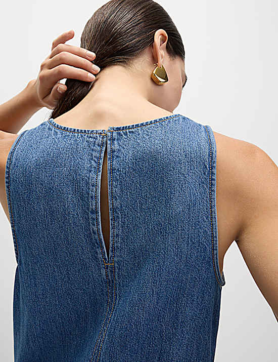 Tailored Striped Longline Waistcoat