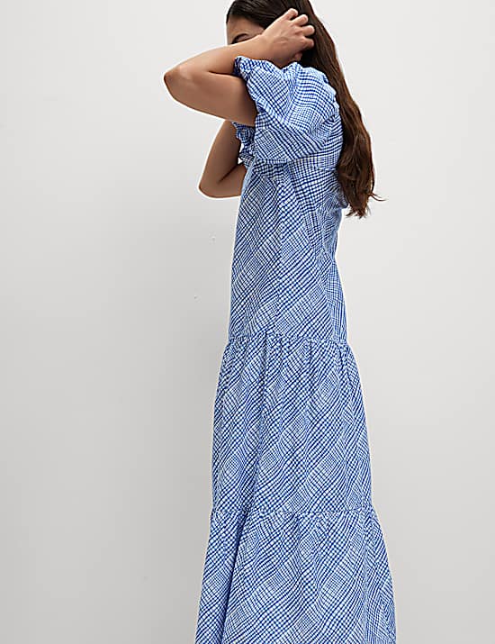 Tailored Striped Longline Waistcoat