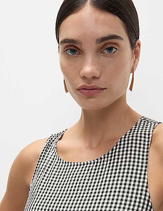 Tailored Striped Longline Waistcoat