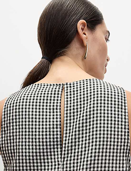 Tailored Striped Longline Waistcoat