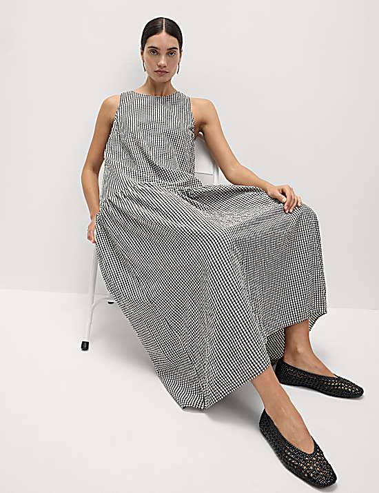Tailored Striped Longline Waistcoat
