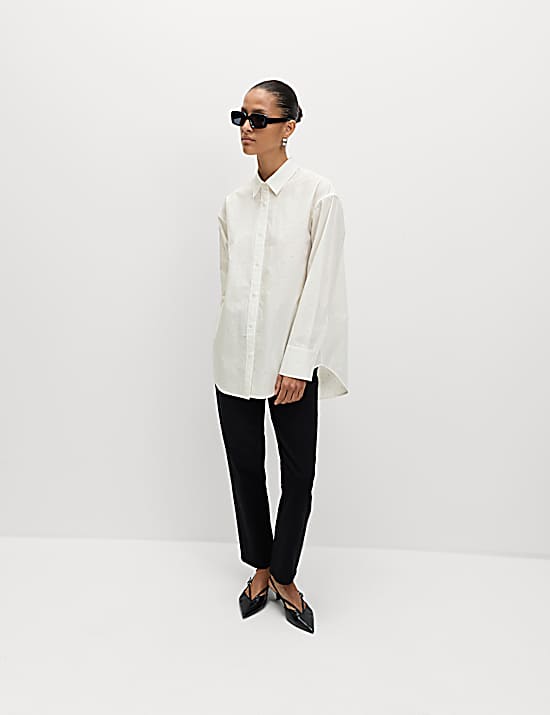 Tailored Striped Longline Waistcoat