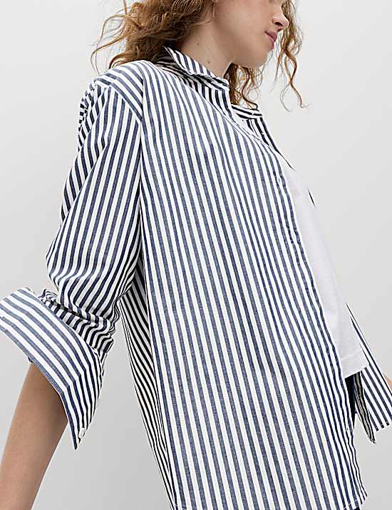 Tailored Striped Longline Waistcoat