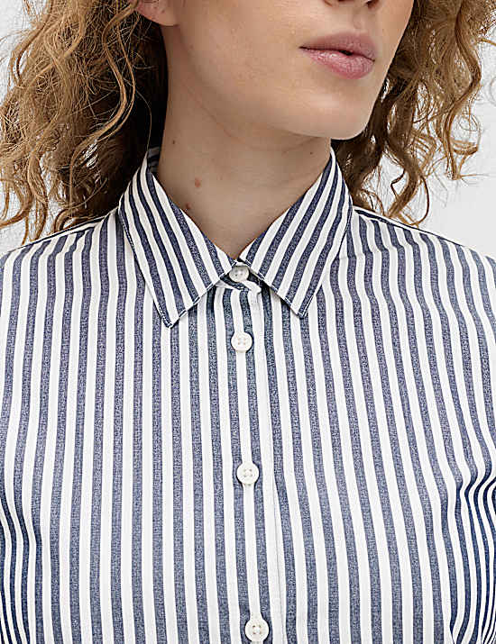 Tailored Striped Longline Waistcoat