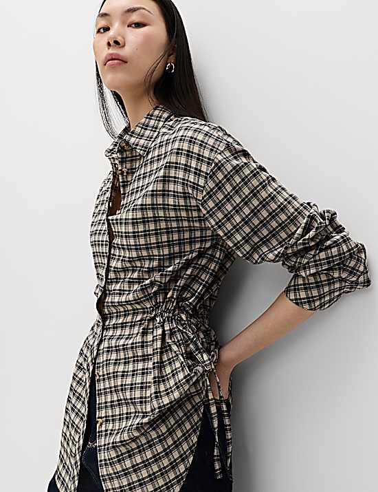 Tailored Striped Longline Waistcoat