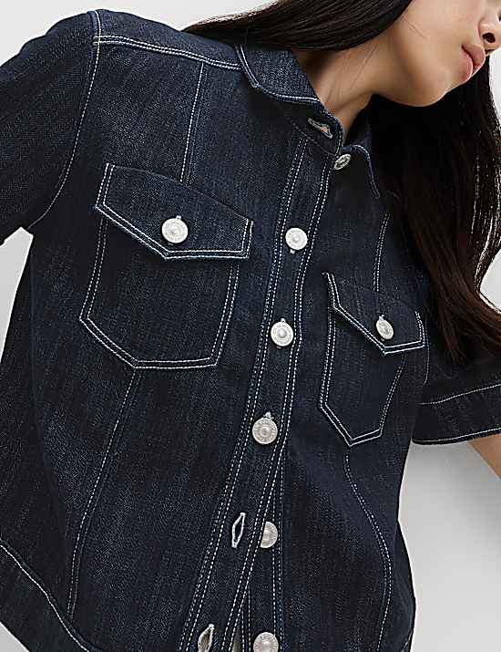 Tailored Striped Longline Waistcoat