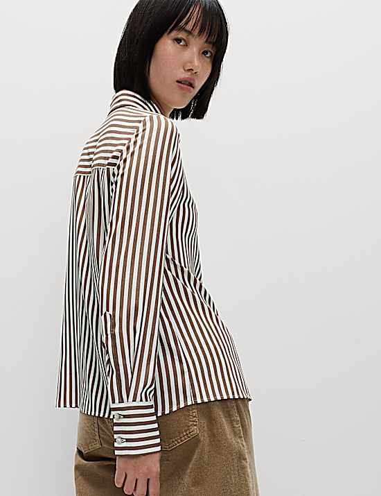 Tailored Striped Longline Waistcoat
