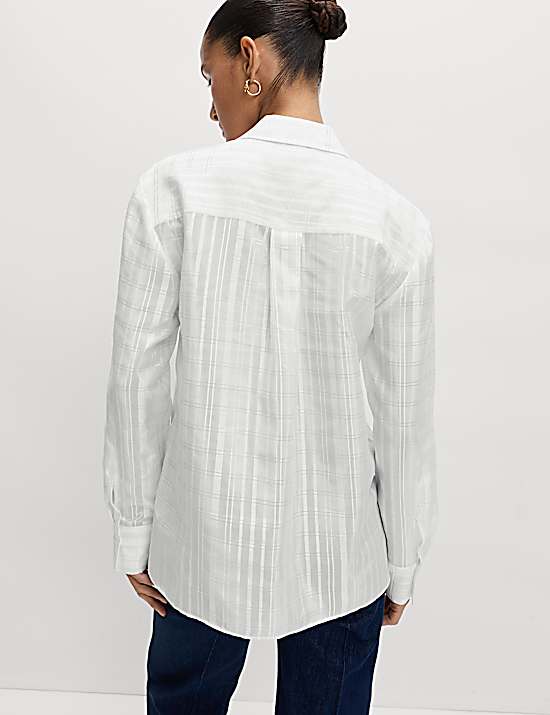Tailored Striped Longline Waistcoat