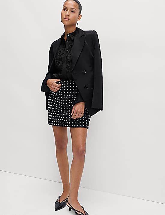 Tailored Striped Longline Waistcoat