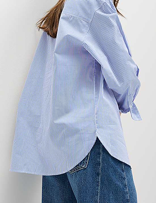 Tailored Striped Longline Waistcoat