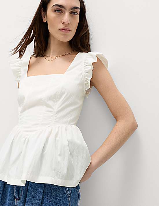 Tailored Striped Longline Waistcoat